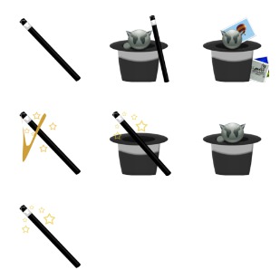 Magic icon sets preview