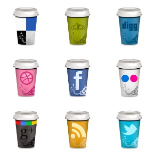 Social Coffee icon sets preview