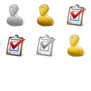 User Task Report icon sets preview