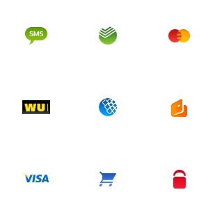 Payment icon sets preview