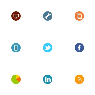 Social Circles icon sets preview