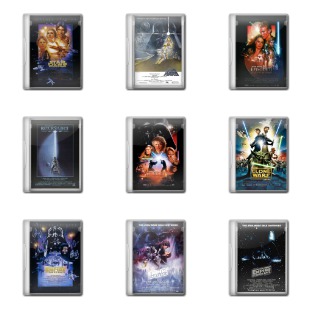 Star Wars DVD icon sets preview