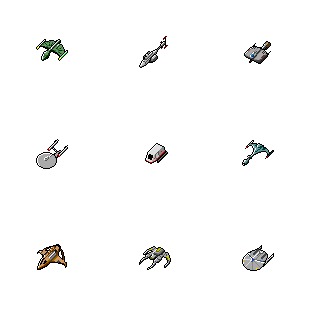 Starships icon sets preview