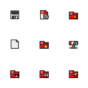 Kidcon Alpine OS icon sets preview