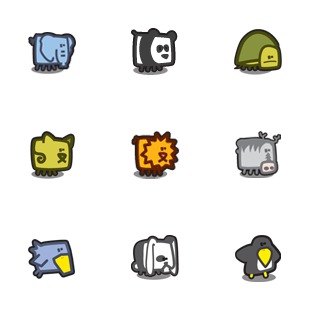 Zootetragonoides icon sets preview