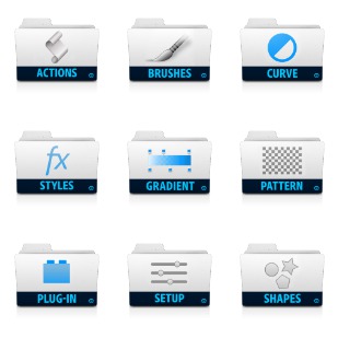 Adobe Folders icon sets preview