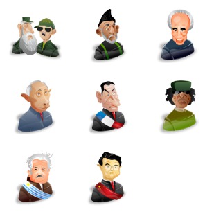 Political Characters II icon sets preview