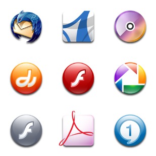 Software icon sets preview