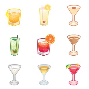 Juice Cup icon sets preview