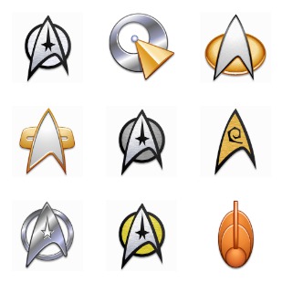 Trek Insignia icon sets preview