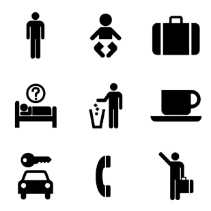 DOT pictograms icon sets preview