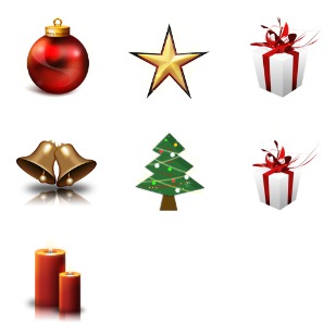 Christmas Dock icon sets preview