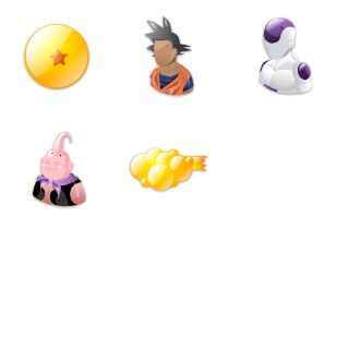 Dragonball icon sets preview