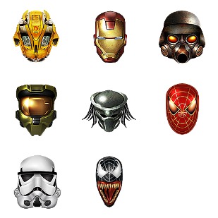 Cool Heroes icon sets preview