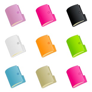 Document Folders icon sets preview