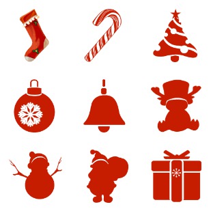 Smashing Christmas icon sets preview