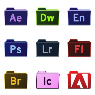 Adobe CS6 Folder Pack icon sets preview