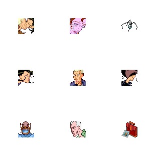 Aeon Flux icon sets preview