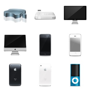 Apple Product icon sets preview