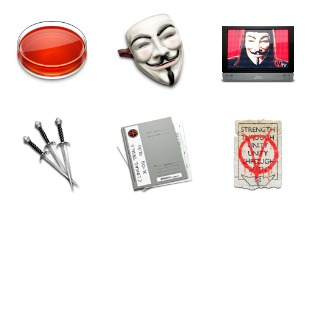 V For Vendetta icon sets preview