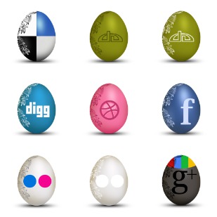 Egg Social icon sets preview