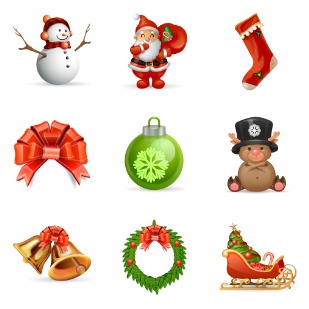 Smashing Christmas icon sets preview