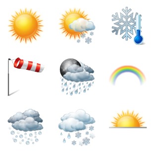 land Weather icon sets preview