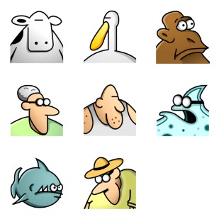 The Far Side icon sets preview