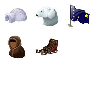 Tiny Alaska icon sets preview