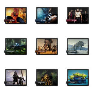 Movie Genre icon sets preview