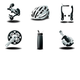 Mountain Bike icon sets preview