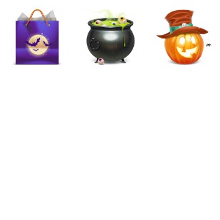 Halloween icon sets preview