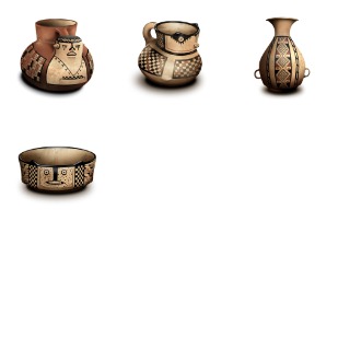 Diaguita Ceramic Bowl icon sets preview