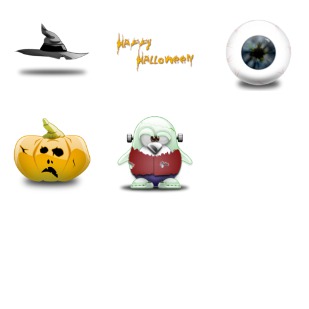 Halloween icon sets preview