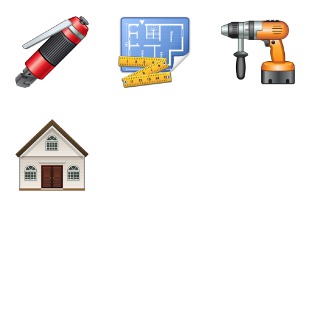 Construction icon sets preview