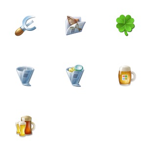 Beer icon sets preview