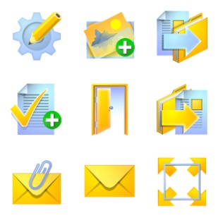 User Interface icon sets preview