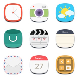 Flat icon sets preview