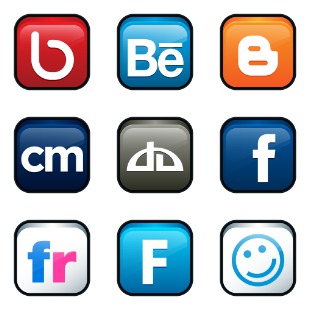 Social Networking icon sets preview