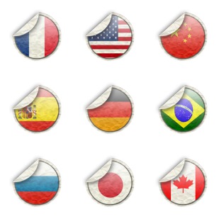 World flags icon sets preview