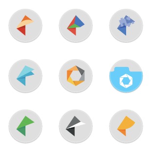 Button UI - Google Nik Collection icon sets preview