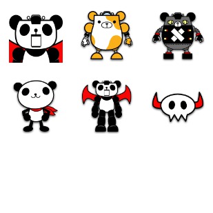 Panda-Z icon sets preview