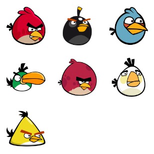 Angry Birds icon sets preview