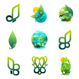 Gaia 09 icon sets preview