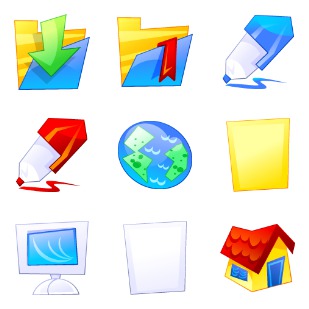 Cubist icon sets preview