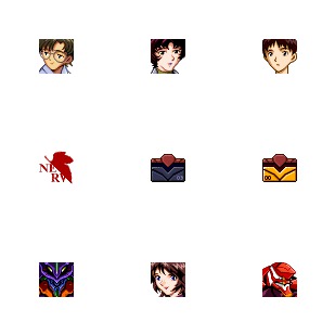 IF : Evangelion icon sets preview