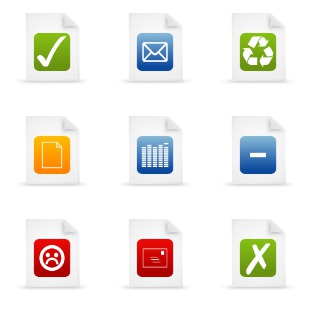 Paper Files icon sets preview