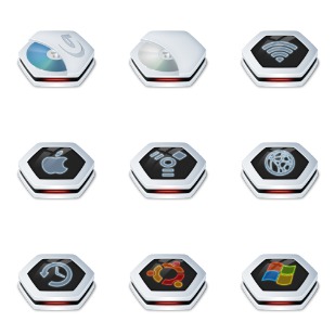 Senary Drive icon sets preview