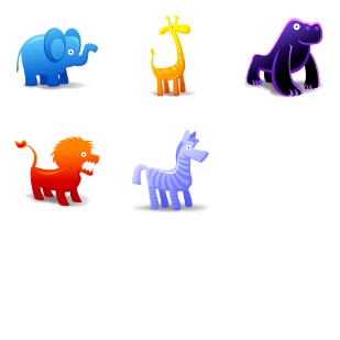 Animal Toys icon sets preview