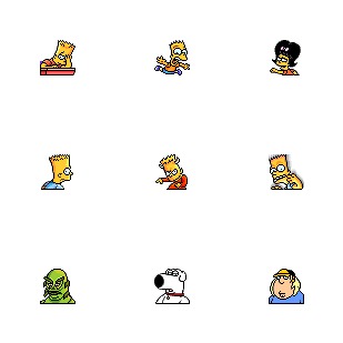 Simpsons Vol. 10 icon sets preview